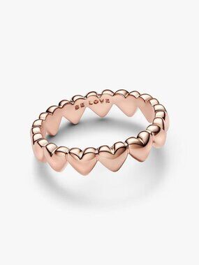 Pandora Row of Hearts Ring